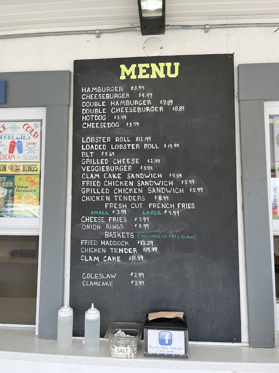 Menu Roy's All Steak Hamburgers-2